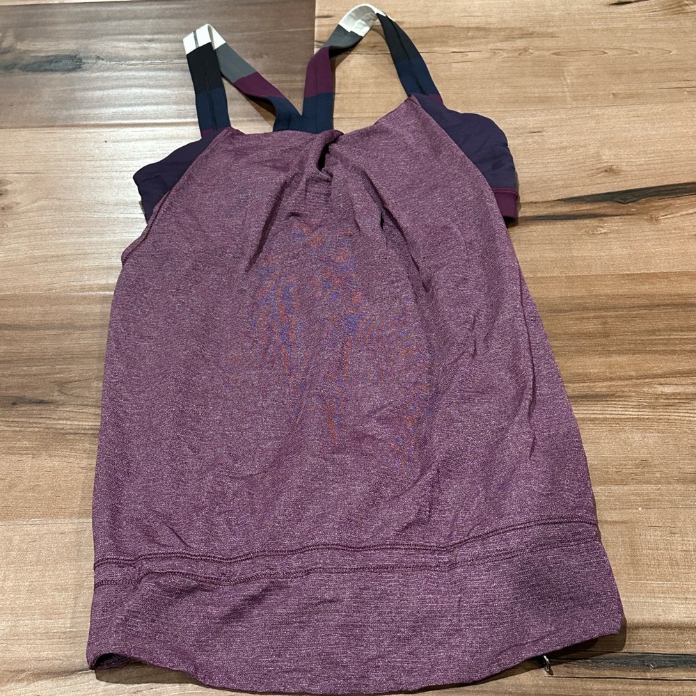 Purple tank